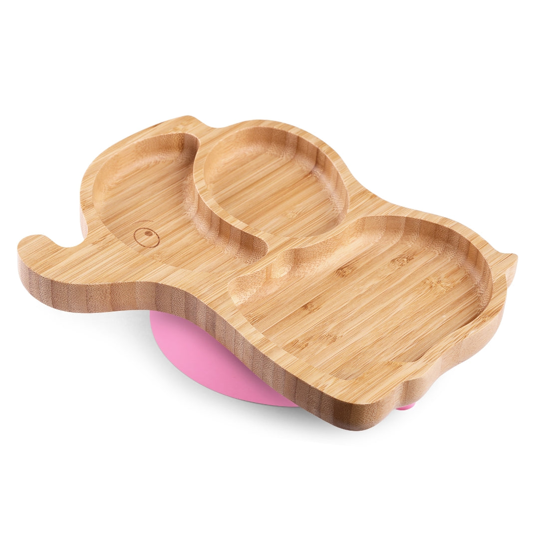 Bamboo Plate Kids - Suction Elephant Plate