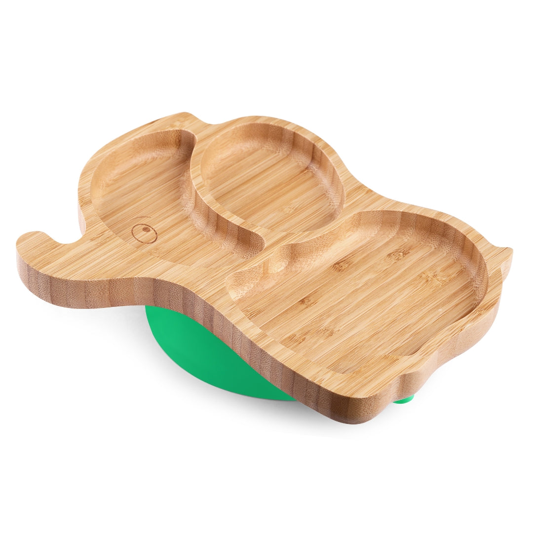 Bamboo Plate Kids - Suction Elephant Plate