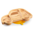 Wheelee the bamboo suction plate and cutlery from purely mama