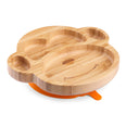 Coby the monkey -Bamboo Suction Plate from purely mama