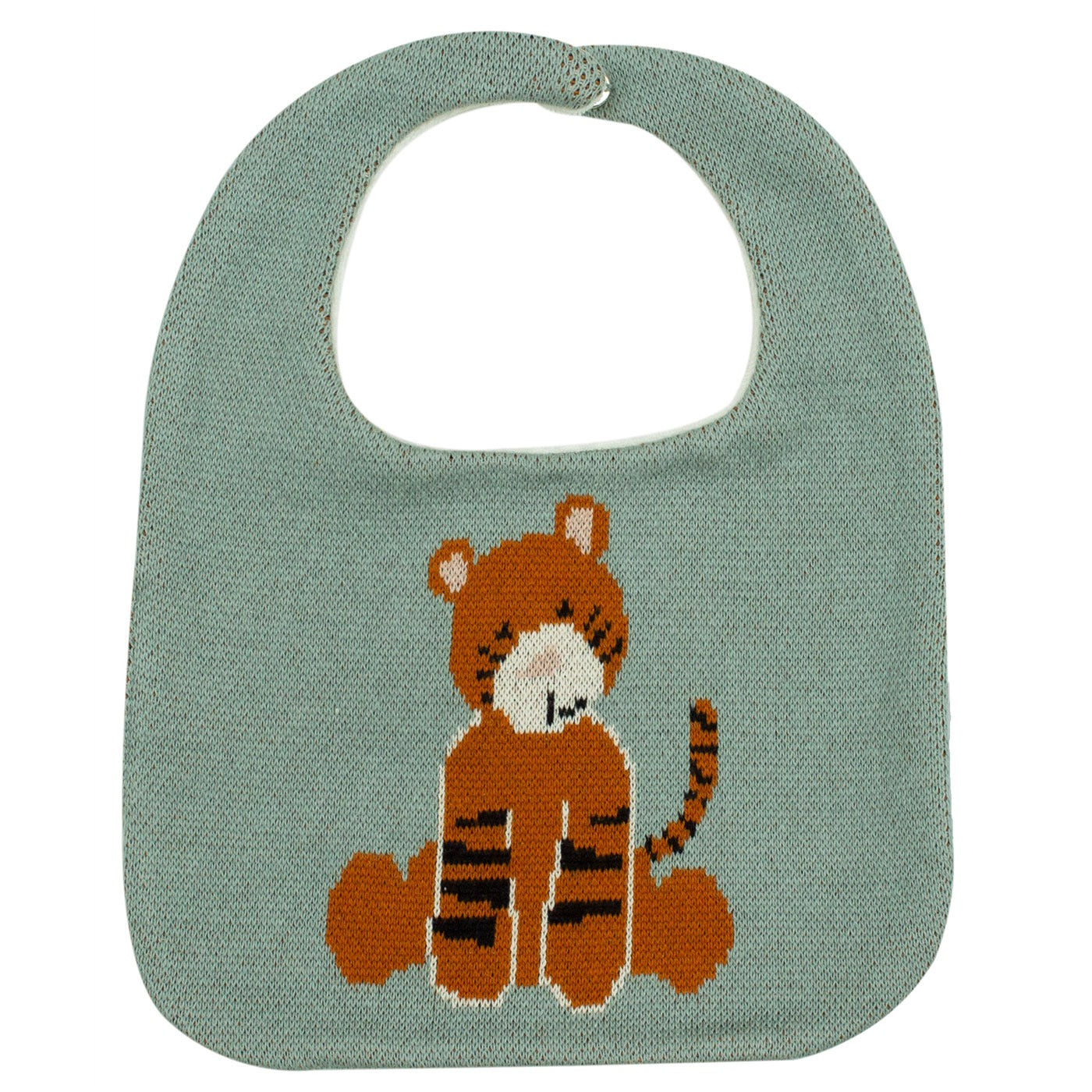 Purely Mama 100% Organic Cotton Baby Bibs – Set of 3 (Tiger | Zebra Family | Crocodile)