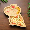 Load image into Gallery viewer, Big Tooth- The Dinosaur Bamboo Baby Suction Plate
