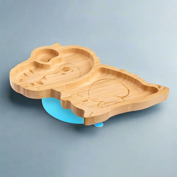 Big Tooth- The Dinosaur Bamboo Baby Suction Plate