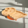 Load image into Gallery viewer, Big Tooth- The Dinosaur Bamboo Baby Suction Plate
