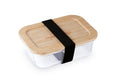 Load image into Gallery viewer, Glass Storage Container |1050ml with Bamboo Lid, Food Container | Perfect for storing Food in the Fridge and Microwaving |  - BPA free, Micro Plastic Free | Eco Friendly
