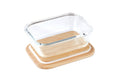 Load image into Gallery viewer, Glass Storage Container |1050ml with Bamboo Lid, Food Container | Perfect for storing Food in the Fridge and Microwaving |  - BPA free, Micro Plastic Free | Eco Friendly
