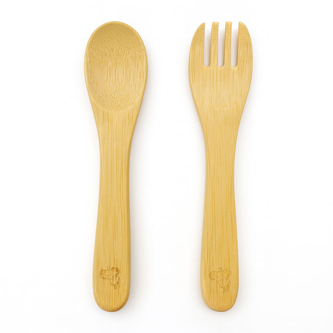 Bamboo Spoon and Fork Set